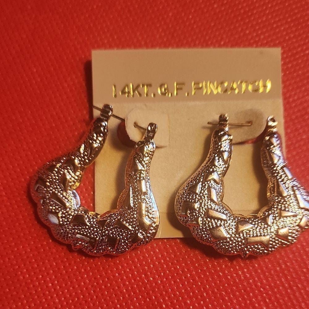 Gold Plated Hoop Earrings